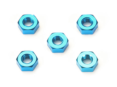 TAMIYA OP-1411 3mmアルミナット(ブルー) TAMIYA OP-1411 3mmアルミナット(ブルー)