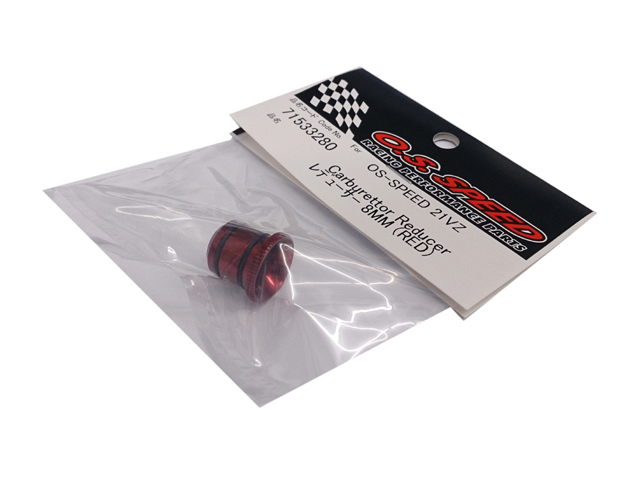 O.S.ENGINE　71533280　レデューサー　 8mm（赤）