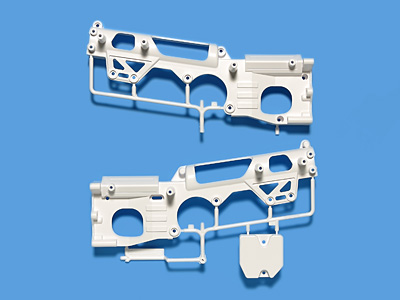 TAMIYA　84349　WR-02 D部品（カラーシャーシ）ホワイトスタイル