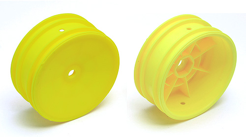 ASSOCIATED　9691　2WDバギー用フロントホイール2.2"【イエロー/12mmHEX】