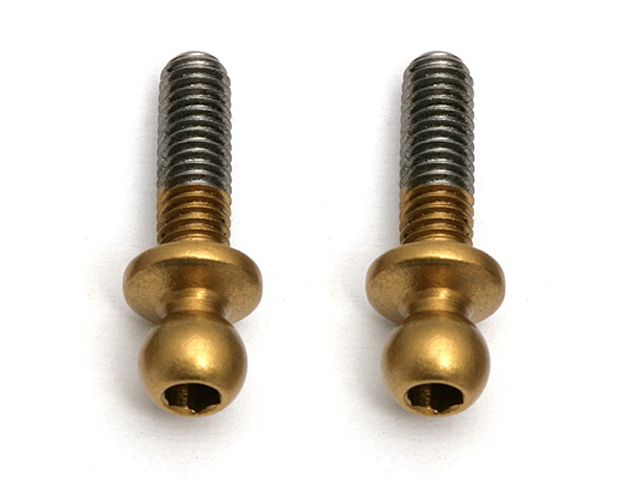 ASSOCIATED　FTP-31290　TiN 10mm ボールスタッドショート（ネジ部10mm）