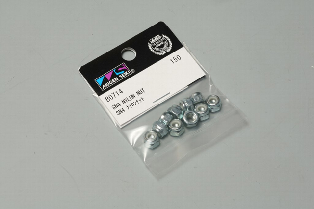 MUGEN B0714 SN4 ナイロンナット MUGEN B0714 SN4 ナイロンナット