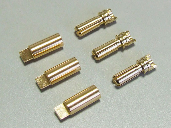 KAWADA　B583　BLモーター用コネクター・フラット先割れ：3ペア