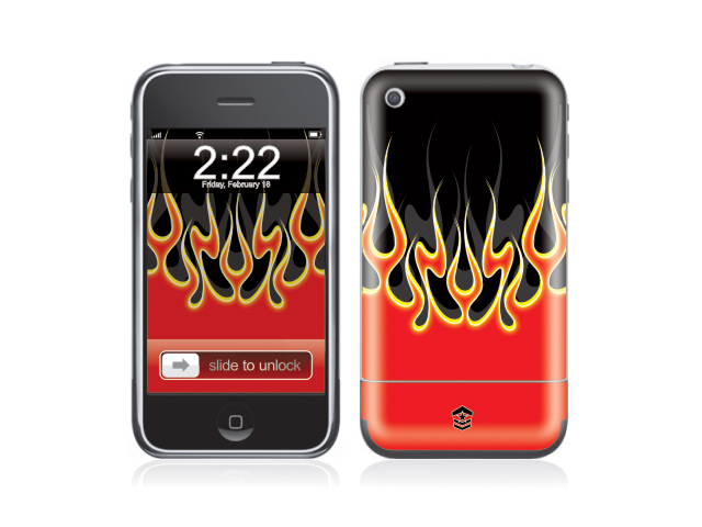 UPGRADE　DCS01-011　iPhone3G/3GS用スキン Hot Rod