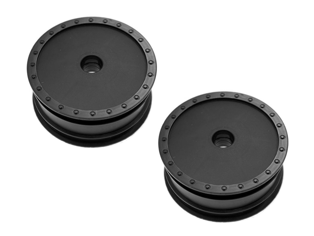 DE RACING　DER-BB-DFB　バギー用ホイール・ブラック【Team Durango DEX210 フロント用】