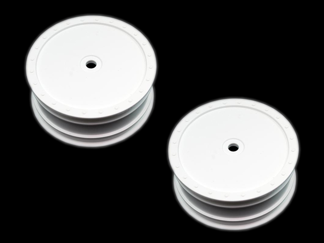 DE RACING　DER-BB-LFW　バギー用ホイール・ホワイト【TLR 22 フロント用】