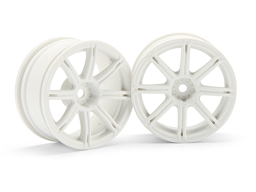 HPI　3303　WORK EMOTION XC8 ホイール 26MMホワイト(3MMオフセット)