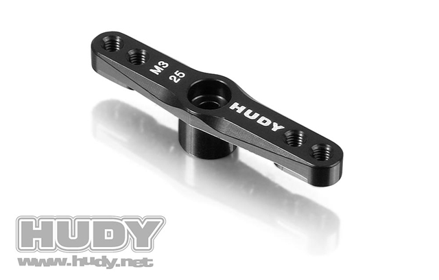 HUDY　293509　アルミスロットルサーボホーンM3（25T/フタバ、Savox用）