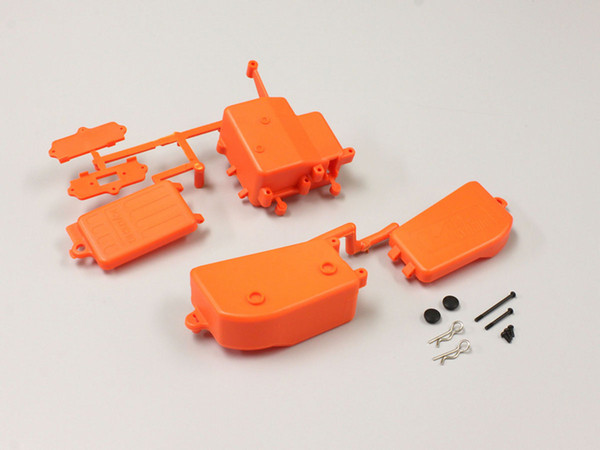 KYOSHO IFF001KO バッテリー&レシーバーボックスセット(蛍光オレンジ/MP9) KYOSHO IFF001KO バッテリー&レシーバーボックスセット(蛍光オレンジ/MP9)