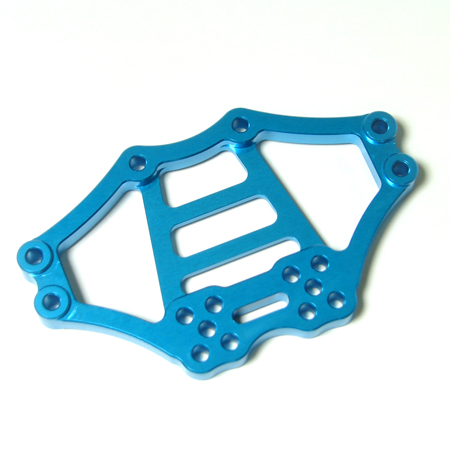 KM GROUP　KM-CR-054B　CR-01用アルミサーボベッド (ブルー）