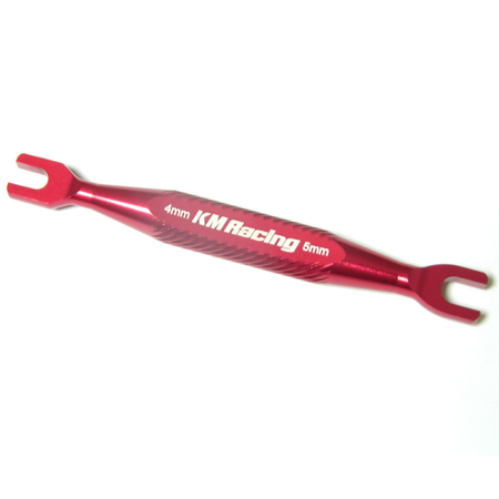 KM GROUP　KMR-A032R　4mm / 5mm ターンバックルレンチ　（レッド）