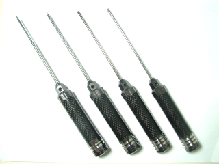 KM GROUP KMR-CH4S 六角レンチカーボングリップドライバ− 4本セット KM GROUP KMR-CH4S 六角レンチカーボングリップドライバ− 4本セット