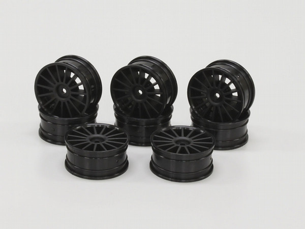 KYOSHO　92012-8BK　エアロ24ホイル(15本スポｰク/ブラック)8個入り