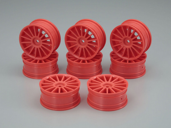 KYOSHO　92012-8KP　エアロ24ホイル(15本スポーク/蛍光ピンク)8個入り