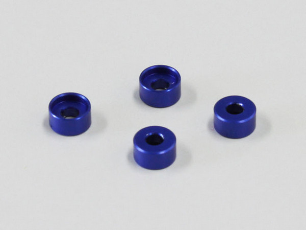 KYOSHO　MZW418-25　アルミフリクションマウントカラー (2.5mm/ブルー/4pcs)