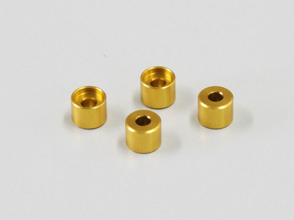 KYOSHO　MZW418-40 アルミフリクションマウントカラｰ (4.0mm/ゴｰルド/4pcs)