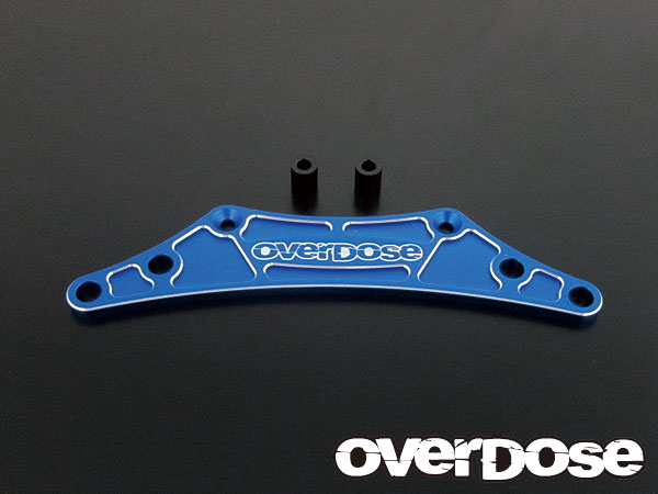 OVERDOSE　OD1041　アルミバンパーサポートセット For DRB/ブルー