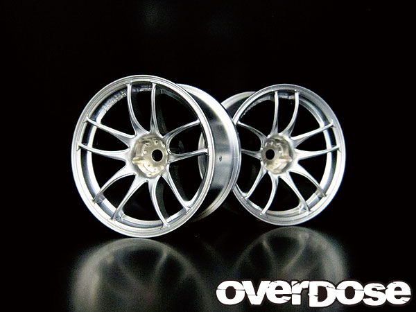 OVERDOSE　OD1083　WORK EMOTION CR Kiwami 【マットクローム/OFF 7mm/2pcs】