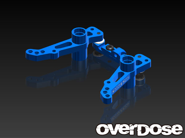 OVERDOSE　OD1252　アルミステアリングクランクセット（For ドリパケ/ ブルー）