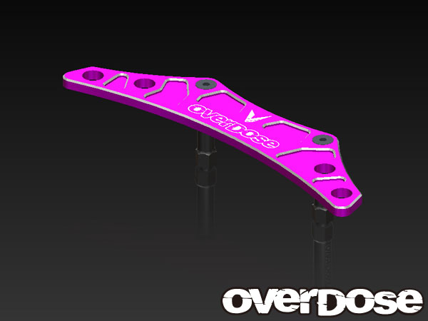OVERDOSE　OD1443　アルミバンパーサポート (For Vacula/ パープル )