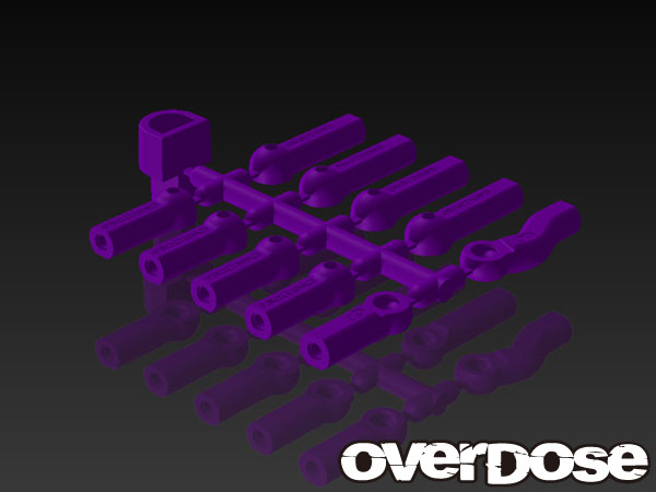 OVERDOSE OD1583 HD ボールキャップセット (パープル) OVERDOSE OD1583 HD ボールキャップセット (パープル)