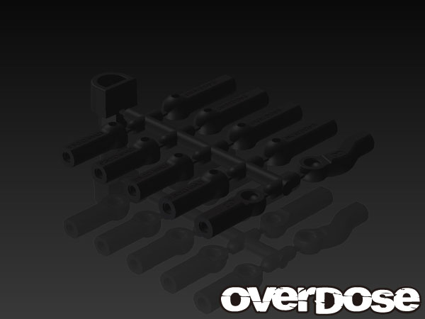 OVERDOSE　OD1586　HD ボールキャップセット (ブラック)