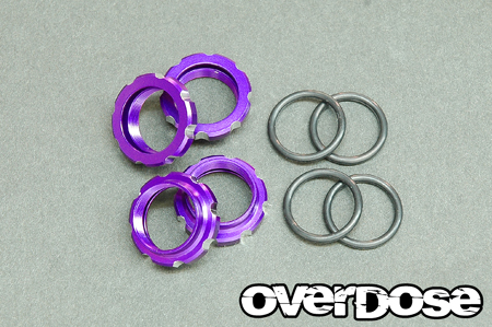 OVERDOSE　OD1001　ショックアジャストナット パープル