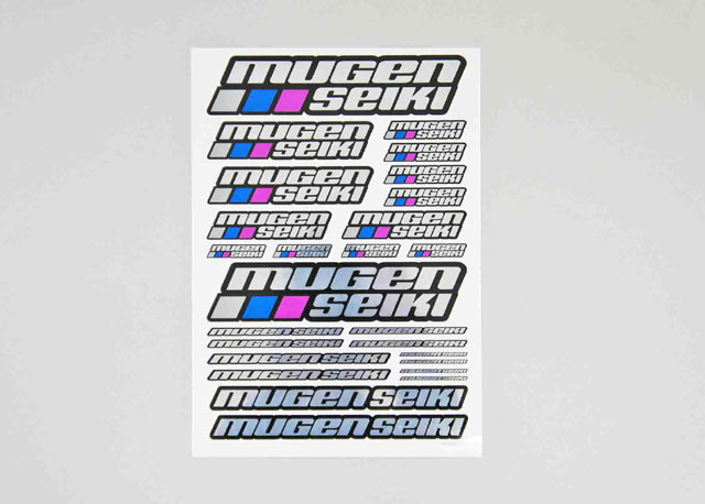 MUGEN　P0403　12 ロゴステッカー（メタリック）