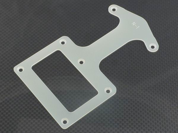 QTEQ　QT-090904-5　タミヤF104用 Nファイバー・モノピースサスプレート#5（ハード）