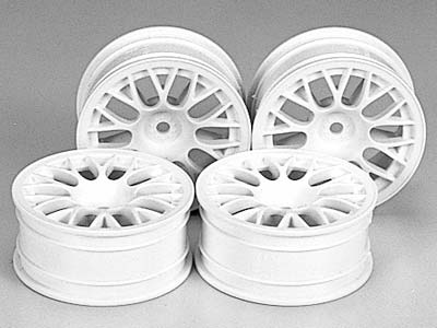 TAMIYA　OP-468　ミディアムナローメッシュホイール白(+2)