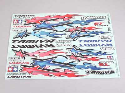 TAMIYA　OP-839　マーキングステッカー（スター＆ファイヤー）