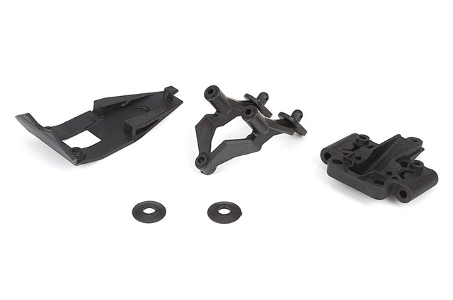 TEAM LOSI　TLR231022　フロントピボット、バンパー、ウイングステーセット (22-4)
