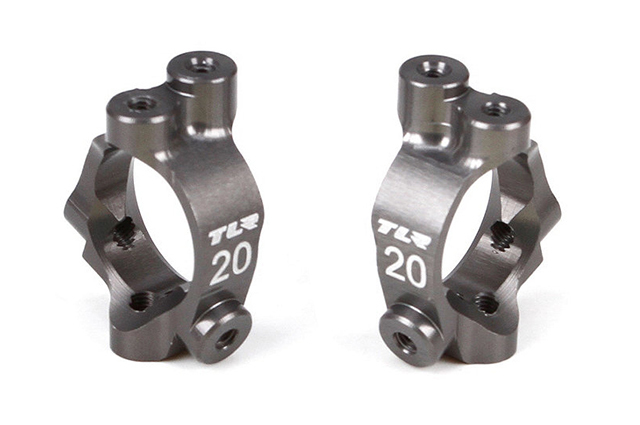 TEAM LOSI　TLR234027　キャスターブロックセット/20度/アルミ (22-4)