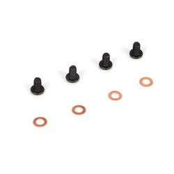 TEAM LOSI　TLR5066　Bleeder Shock Cap Screw & Washers(4): 22/22T