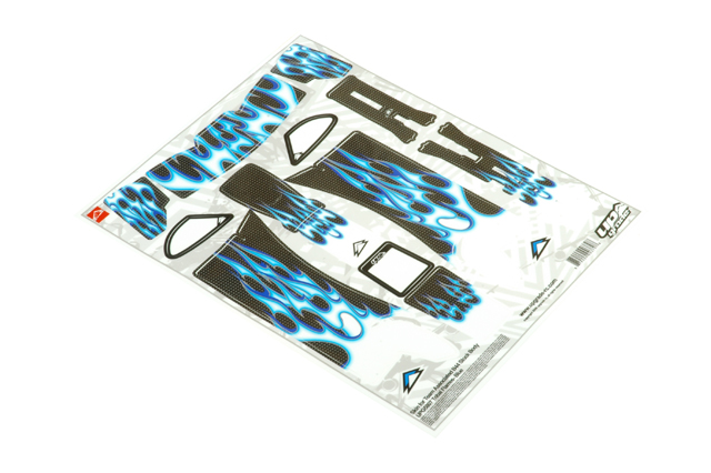 UPGRADE　UPG5807　ASSOCIATED B44用ボディースキン VENOM（ブルー）