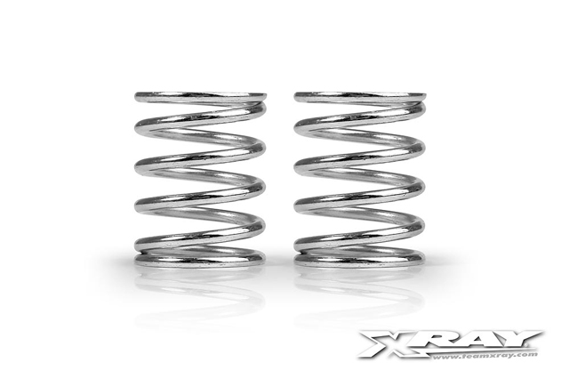 XRAY　338281　プログレッシブリアダンパースプリング【C=3.7-4.7/2pcs】
