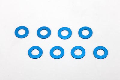 YOKOMO　ZC-A3605A　φ3×φ6×0.5mm アルミシム （8個入）
