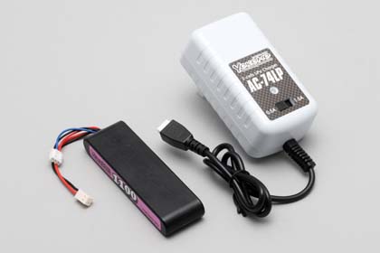 YOKOMO　YZ-LP211　ミニサイズLi-po1100mAh/7.4V ACチャージャーセット