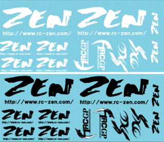 ZEN Z5902 ZENチームステッカー ZEN Z5902 ZENチームステッカー