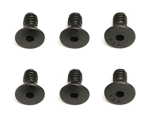 ASSOCIATED　AS-6291　フラットヘッド ソケットスクリュー 4-40×1/4inch