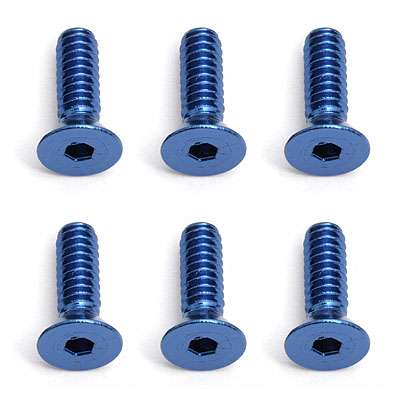 ASSOCIATED　AS-6934　アルミ製フラットヘッド ソケットスクリュー 4-40×3/8inch
