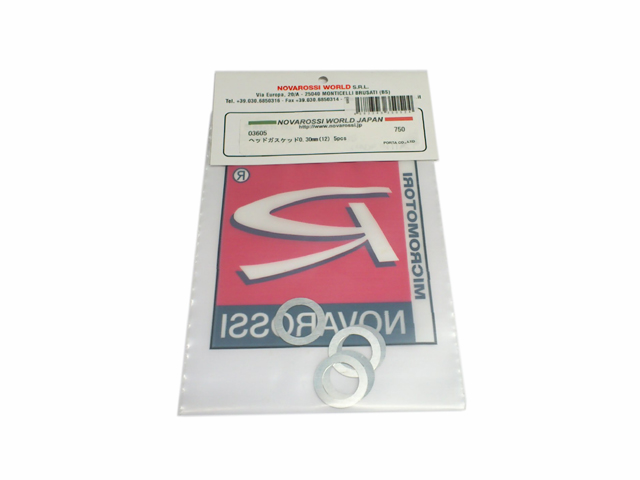 NOVAROSSI　03605　ヘッドガスケッド0.3mm(12) 5pcs