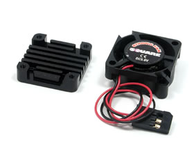 SQUARE SGE-31FBK ストロングファン25&ESC用ヒートシンクセット(ブラック) SQUARE SGE-31FBK ストロングファン25&ESC用ヒートシンクセット(ブラック)