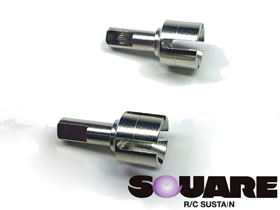 SQUARE　D-250DR　ハードスチールデフカップ（ギヤデフ用)【タミヤTT-02/TT-01R用】