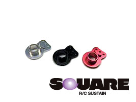 SQUARE　SWR-24R　アルミサーボホーン・レッド【タミヤハイトルクセイバー用/CW-01 タミヤランチボックス用】