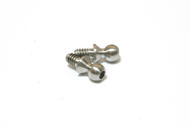 X-Factory　XC-6170　ランスフォード製チタンボールスタッド 3/16”・2個入（ネジ長約4.5mm）