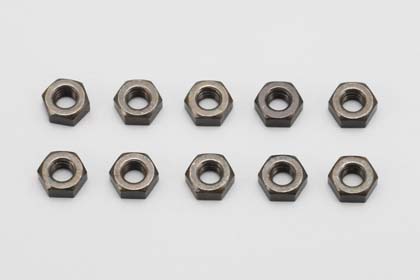 YOKOMO　ZC-N3PA　M3×2.4mm プレーンナット (スチール製10個入)